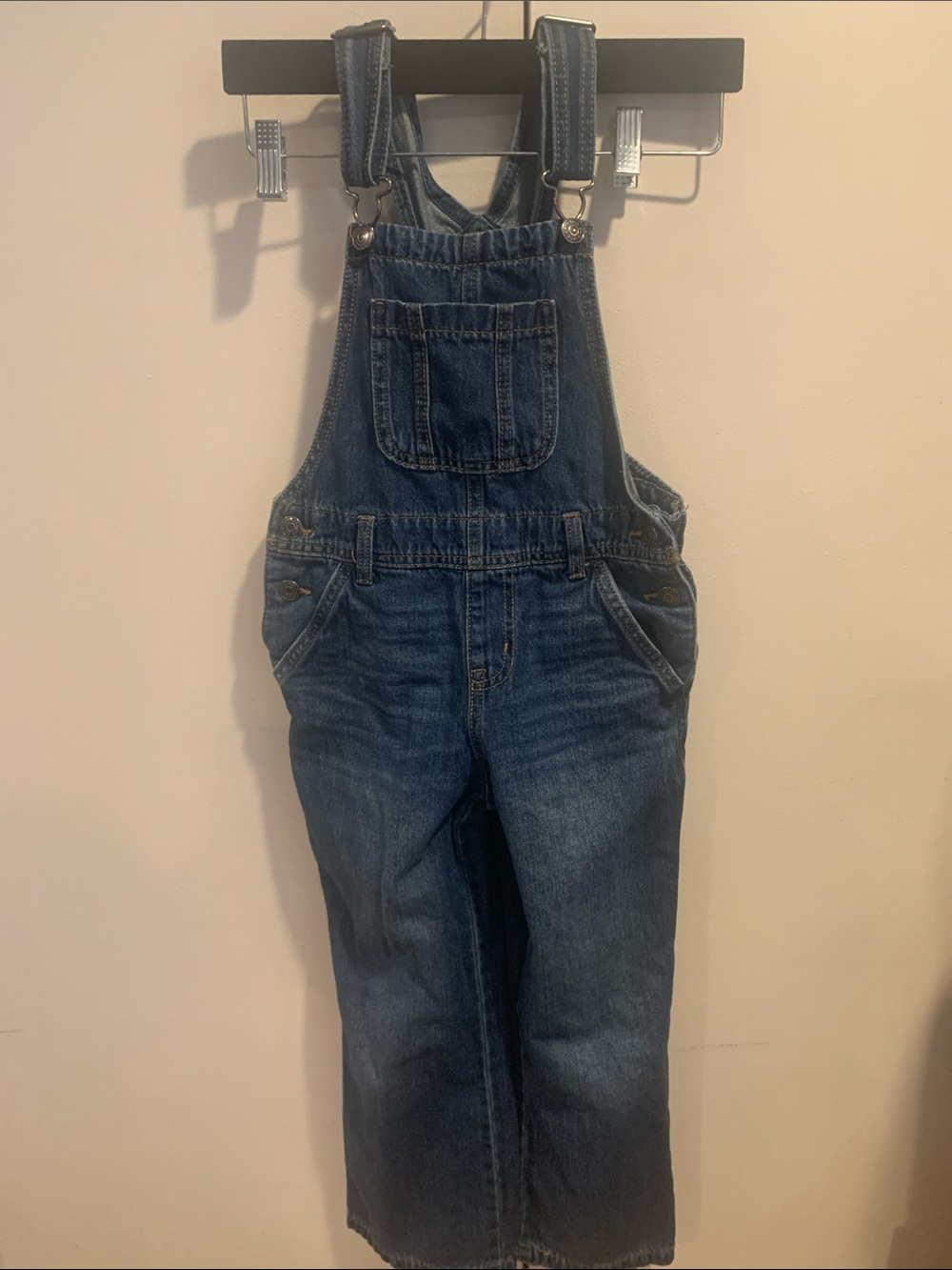 Cat & Jack Light Wash Denim Overalls
